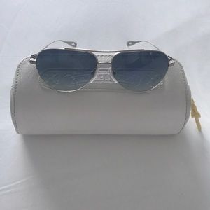 Chrome Aviator Sunglasses